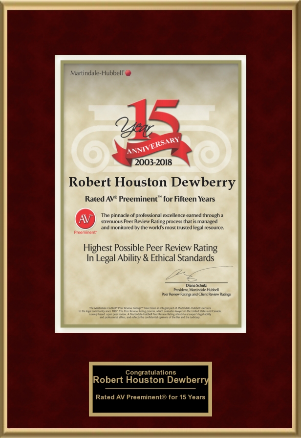 Client Distinction Award - Dewberry