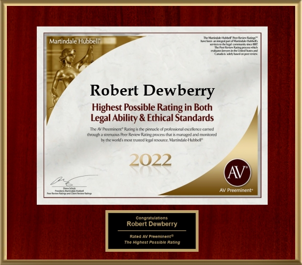 Client Distinction Award - Dewberry